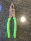 Snap On 47acf 8  Talon Grip Combination Slip-joint Pliers Green New