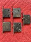 Lot  Of 5 Antique Mortise Door Locks Corbin Penn Architectural Salvage