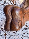 Antique Hand Carved Victorian Oak Wood Claw Foot Table Leg Farmhouse Decor