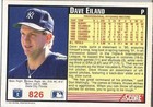 Dave Eiland Authentic Signed Autographed Trading Card Coa