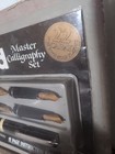 Osmiroid Master Calligraphy Set 22 Carat Gold Plated Nibs 17720 For Left-handers