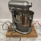 Used Kitchenaid 8qt Commercial Stand Mixer Contour Silver Ksm8990cu