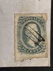 Confederate States 11 Used Stamps On Turned Cover Dc4754