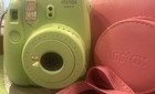 Fuji Instax Mini 9 Fujifilm Instant Film Camera Lime Green W  Pink Case
