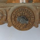 Antique American Electric Detroit Cast Iron Luminous Light Bulb Radiator Heater 