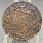 1859 Canadian Large Cent Penny Coin Canada Narrow 9 Variety 