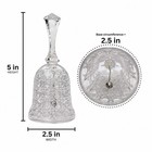 Decorative Handheld Glass Bell Display Piece