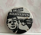 Rare - Vintage 1970   s Dead Kennedys     Kennedy W  Luger Pistol     Pin   Button