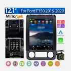 12 1  Android 13 Car Stereo Radio Gps Carplay Tesla Style For Ford F150 2015-20