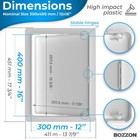 Access Panel For Drywall - 12 X 16 Inch - Wall Hole Cover - 12 X 16  White