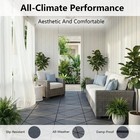 New Interlocking Plastic Patio Tiles Triangle Rhombus Outdoor Flooring 60pcs
