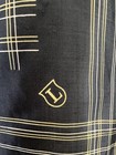 J  r  me Silk Scarf Black Beige Plaid Check Pattern Classic Elegant Vintage  a10