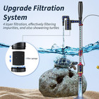 Fish Tank Cleaner - Electric Aquarium Vacuum Gravel Cleaner  Electric Fish Tank