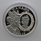 2022 Canada Proof Silver Dollar Platinum Jubilee Elizabeth Ii  9999 Ogp Coa