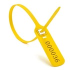 Heavy Duty Plastic Security Seals For Trucks   Trailers  100 Pcs  15 8  Yellow T