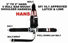 Racing Harness 3  Seat Belt Hans Sfi 16 1 5 Point V Mount Choose Any Color