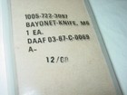Original Usgi Vietnam War Bayonet Nos Sealed 1005-722-3097 12 1968 Imperial 9 68