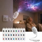 Plug And Play Hd Star Projector Night Light  Usb Galaxy Ocean Ceiling Projector