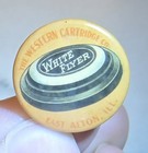 White Flyer Skeet Target Pinback Button The Western Cartridge Co  East Alton Il