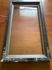 Antique 19th Century Victorian Ebonized Eastlake Picture Frame W  Glass 19 X 10 