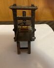 Vintage Miniature Printing Press Manual Die Cast Pencil Sharpener  Hong Kong