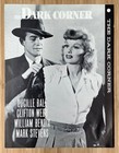 The Dark Corner  1946  Orig  Pb Tv Broadcast 6 Pages Foldout 8 1 2  X 11  Uncut