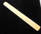 Antique Chinese Hand Carved Roses Celluloid Letter Opener Bookmark