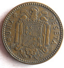 1947  49  Spain Peseta - Excellent Coin - Free Ship - Bin  369