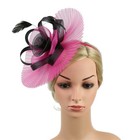 Women Fascinator Hat Elegant Fancy Wedding Party Feather Hair Clips Headwear