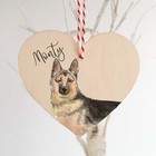 German Shepherd Gifts - Dog Ornament - Christmas Dog Tree Decoration