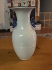 Antique Chinese Blue   White Porcelain Baluster Vase-birds   Peonies-17   -7 2 Lbs