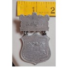 United Spanish-american War Veterans Membership Badge Uswv Aluminum Antique Rare