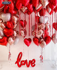 Happy Anniversary Balloons Set anniversary Decorations Romantic With Heart Ba   