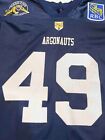 Vintage Toronto Argonauts  49 Cfl Football Jersey Small Navy Blue Screened
