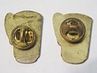 Beer Mugs   2 Vintage Enamel Beer Mugs Lapel Pins