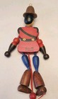 Vintage Wooden Pull String Toy Puppet Ornament Canadian Mountie Victoria Canada