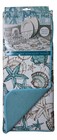 Beachcomber Seashells Countertop Dish Drying Mat  Machine Washable By Kay Dee