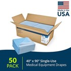 50 Piezas De Sabanas Desechables Funda De Cama Para Mesa De M  dica Sabana   New
