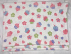 White Pink Purple Green Cupcake Flower Baby Girl Blanket Soft Fleece Unbranded