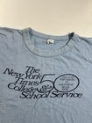 Vintage The New York Times College   School Service 50 Years 1982 Tee 20 25x22 2