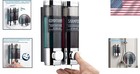 Shampoo And Conditioner Dispenser  Shower Dispenser 2 Chamber No Drill Shampo   