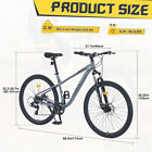 27 5 In Wheels 8 Speed Mountain Bike Front Suspension Steel Frame For Men Women