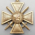 Wwii 1939-1940 French Croix De Guerre Cross Of War Medal