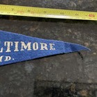 Vintage Pennant Indian Baltimore  Travel Souvenir Flag