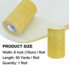 Gold Glitter Tulle Roll 6 Inch X 50 Yard Tulle Ribbon For Tutu Skirt  Wedding Ch