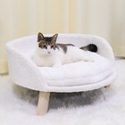 Pet Sofa Bed Dog Cat Kitty Puppy Couch Removable Soft Cushion Chair Seat Lounger