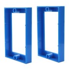 1 2 Inch Single Gang Receptacle Outlet Extender  Junction Box Extension 3 Pack