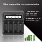 18650 Battery Charger  Smart Universal Charger With Lcd Display For    