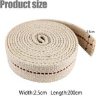 6 5 Ft Cotton Oil Lamp Wick Flat Kerosene Burner Lantern Replacement 1 Inch