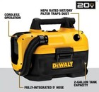 Dewalt Dcv580h 2 Gallon 20v Max Cordless Wet dry Vacuum - Tool Only - Sealed